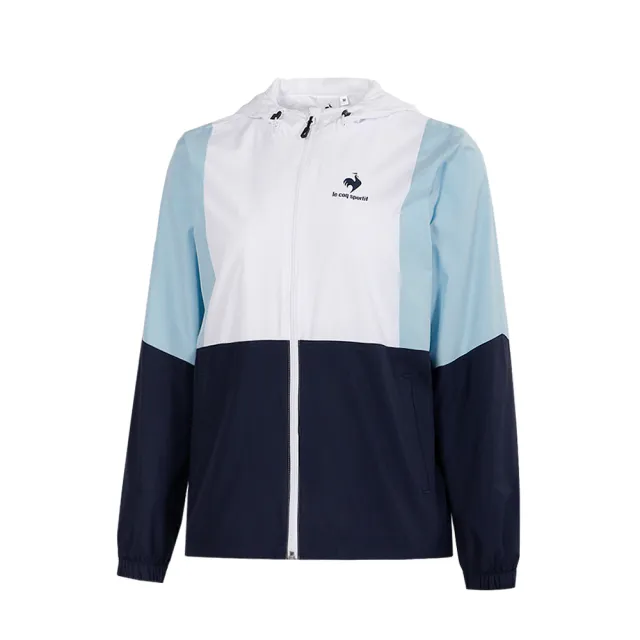 【LE COQ SPORTIF 公雞】防潑水運動基礎防風外套 男女款-4色-LWU61791_LWU62791