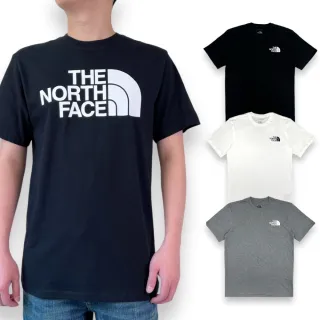 【The North Face】北臉 男生 經典LOGO款 短袖T恤 純棉 男款 短TEE 前後LOGO