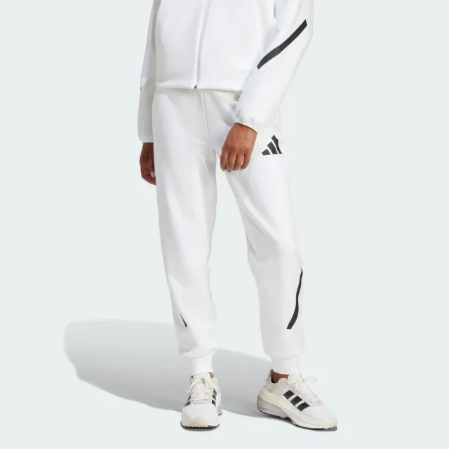 【adidas 愛迪達】長褲 女款 運動褲 W Z.N.E. PT 白 JE7843