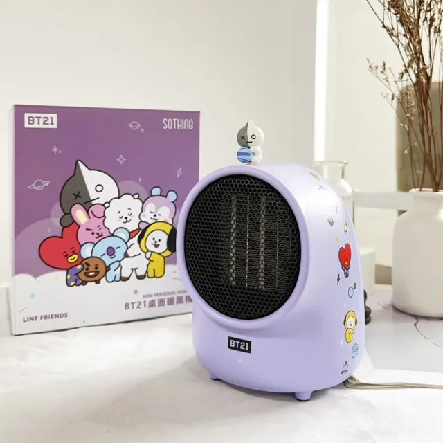 【SOTHING 向物】BT21桌面暖風機(暖腳器 電暖器 居家暖風機 小暖器 桌上暖風機 情人節禮物 暖風扇)