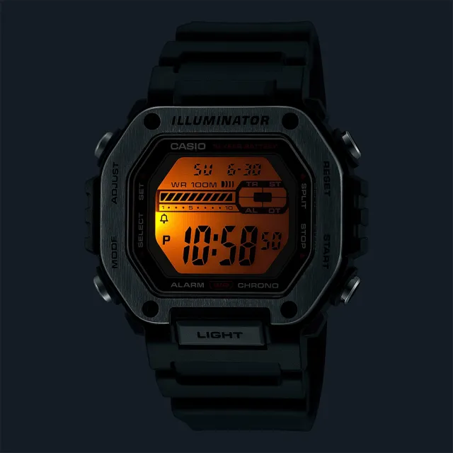 【CASIO 卡西歐】數位 指針 中性錶 手錶/8款可選 父親節 送禮(MWD-110H/MTP-VD01D系列)