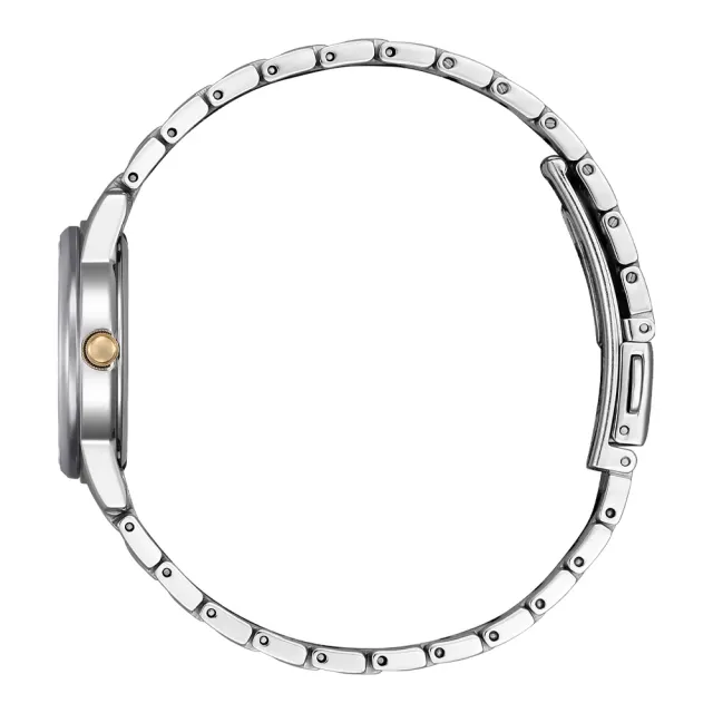 【CITIZEN 星辰】PAIR系列 簡約時尚 光動能男女對錶 情侶手錶(BM6977-70E+EW2317-76E)