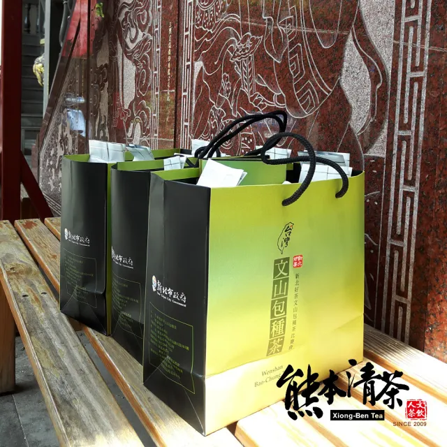 【熊本清茶】坪林文山包種茶150gx4包(產地直銷尊榮版贈禮品袋)