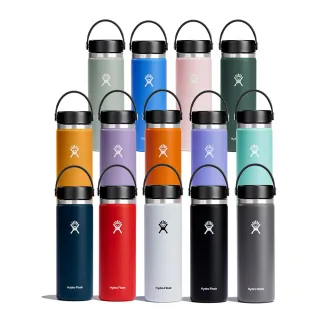 【Hydro Flask】20oz/592ml 寬口 提環 保溫瓶 多色可選(高保冰  無毒 美國品牌 食安 防滑塗層 大口徑)