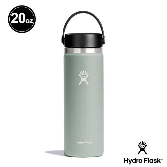 【Hydro Flask】20oz/592ml 寬口 提環 保溫瓶 多色可選(高保冰  無毒 美國品牌 食安 防滑塗層 大口徑)