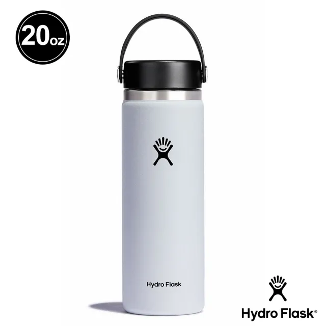 【Hydro Flask】20oz/592ml 寬口 提環 保溫瓶 多色可選(高保冰  無毒 美國品牌 食安 防滑塗層 大口徑)