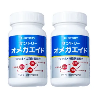 【Suntory 三得利官方直營】益思健 180錠x2罐組(Omega 3 DHA EPA☆、Omega 6 ARA、蝦紅素 觀察敏銳)