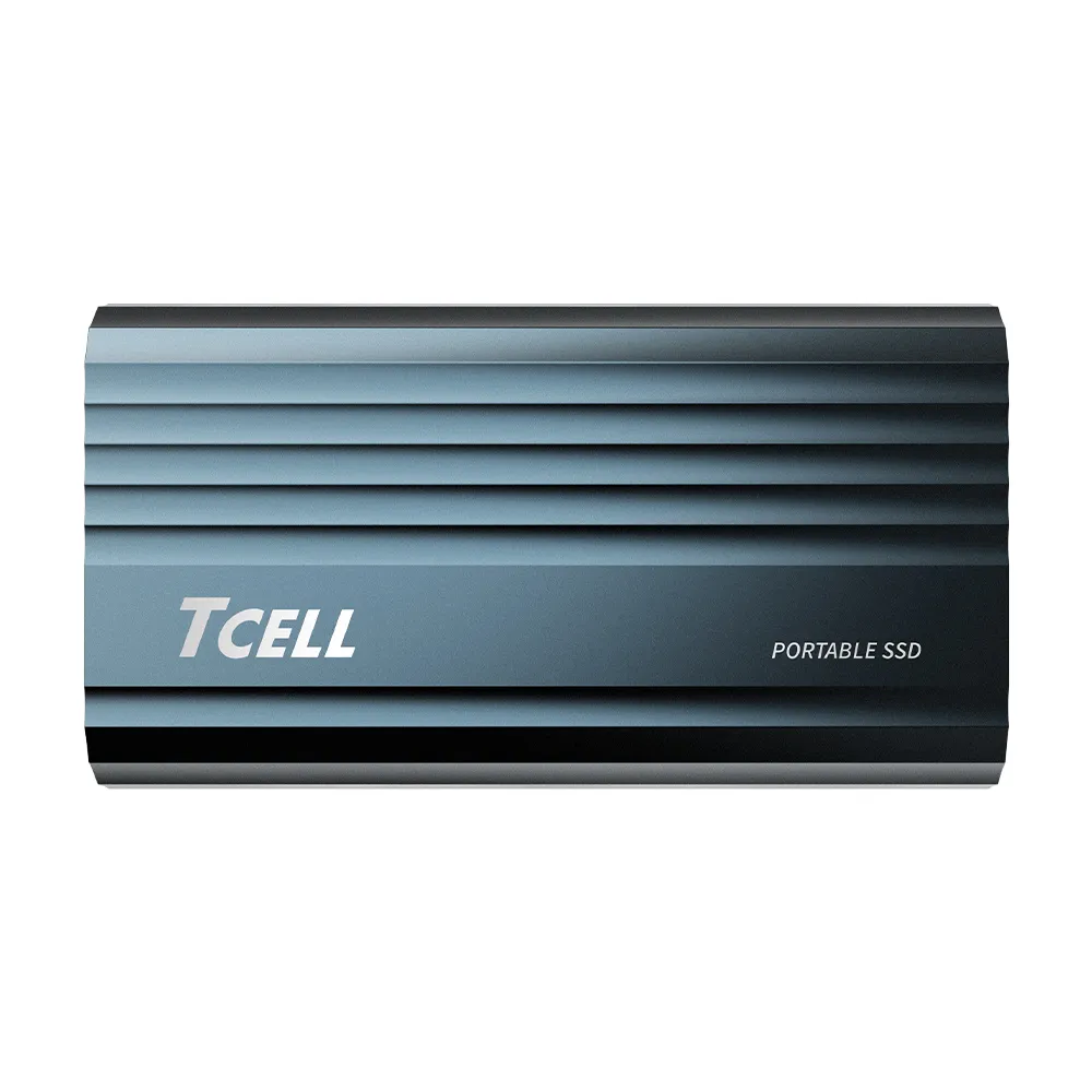 【TCELL 冠元】TC200 USB3.2/Type C Gen2x2 512GB 外接式固態硬碟SSD(深海藍)