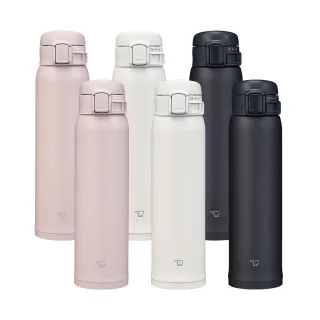 【ZOJIRUSHI 象印-買1送1】不鏽鋼彈開式600ml+600ml(SM-SK60EMD+SM-SK60EMD)
