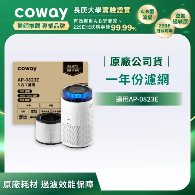 Coway 一年份濾網 適用AP-0823E