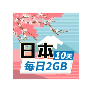 【飛速移動】日本8天｜每日2GB 高速流量吃到飽(日本網卡 日本網路 日本 網卡 網路 上網 sim卡)