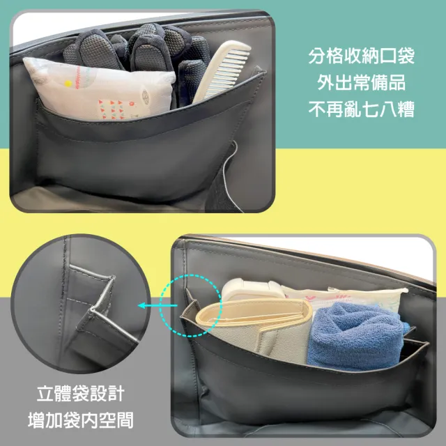 【GOGOBIZ】SYM KRN BT 麒麟 機車置物袋 機車巧格袋 分隔收納(機車收納袋 巧格袋)