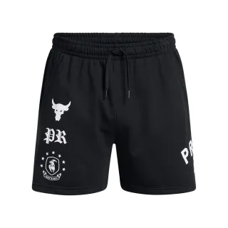 【UNDER ARMOUR】UA 男 Pjt Rock Terry 短褲_1386881-001(黑色)