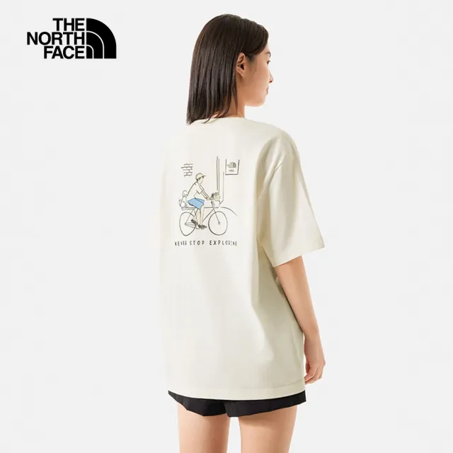 【The North Face 官方旗艦】男女款精選短Tee-印花款/UPF防曬/純棉/吸濕排汗(多款可選)