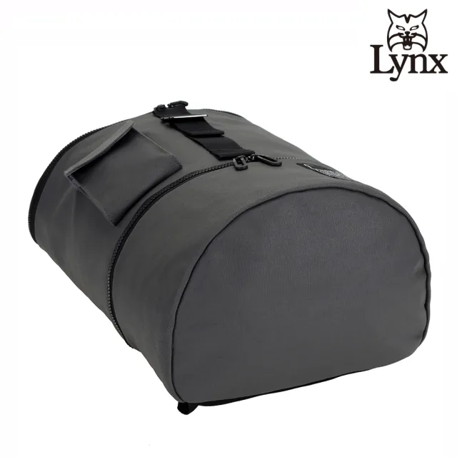 【Lynx】美國山貓旅行休閒防潑水多隔層機能布包 後背包(深灰色)