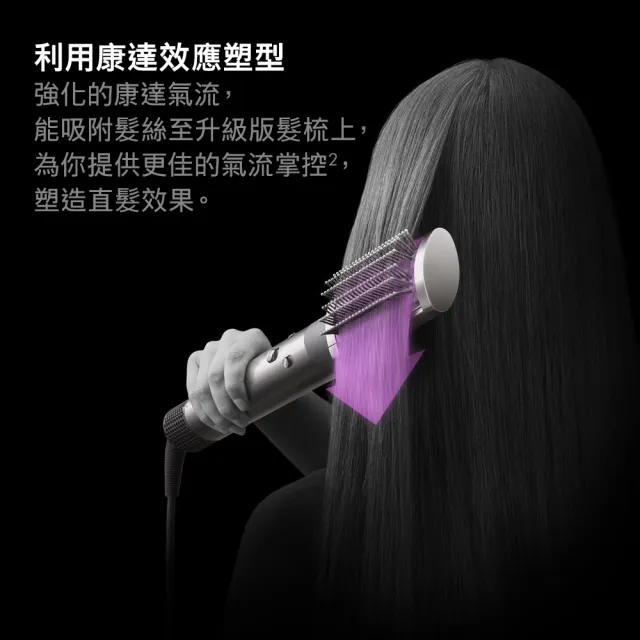 【dyson 戴森】HS05 Airwrap 多功能造型器 多功能吹整器 長型髮捲版(桃紅色 平裝版 限量加長版)