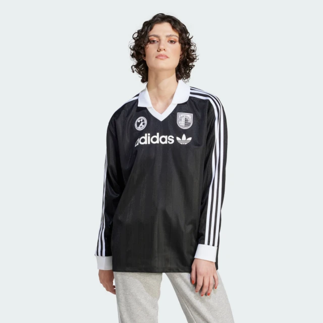 adidas 愛迪達 上衣 女款 長袖上衣 運動 三葉草 亞規 SOCCER LS 黑 IR9769