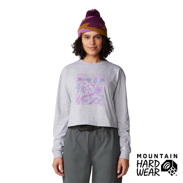 Mountain Hardwear Wild Flowers™ Boxy Crop Long Sleeve 野花寬鬆短版長袖 女款 灰色 #2079951