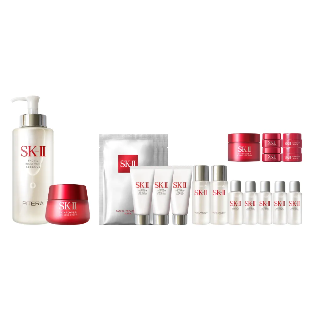 【SK-II】官方直營 青春露 330ml+致臻肌活能量活膚霜100g(加大版/鐵粉必囤/精華王者)