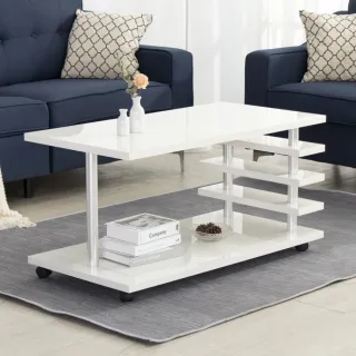 【IDEA】Ola單層移動置物層架茶几/邊桌(收納桌 矮桌 餐桌 邊几 長桌 萬用桌)