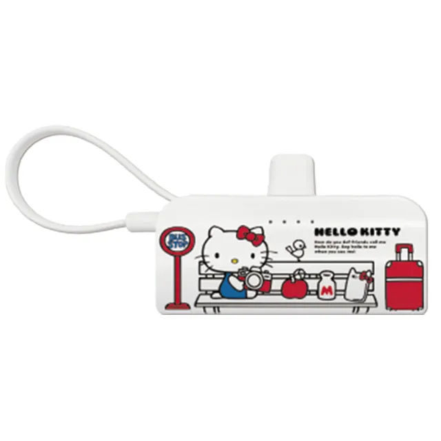 【HongXin】Hello Kitty KPB-2300 5000mAh 快充直插式口袋行動電源(Lightning接頭)