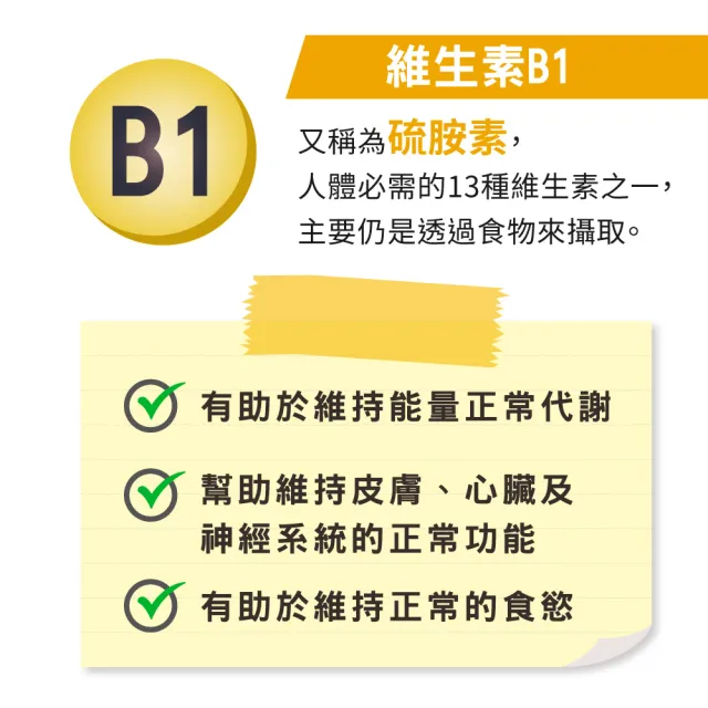 【LOVITA 愛維他】緩釋型維生素B1素食錠*3瓶(50mg 添加維生素B12)