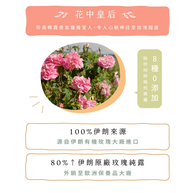 【JustHerb 香草集】曼寧玫瑰純露560ml x4入(大馬士革玫瑰)