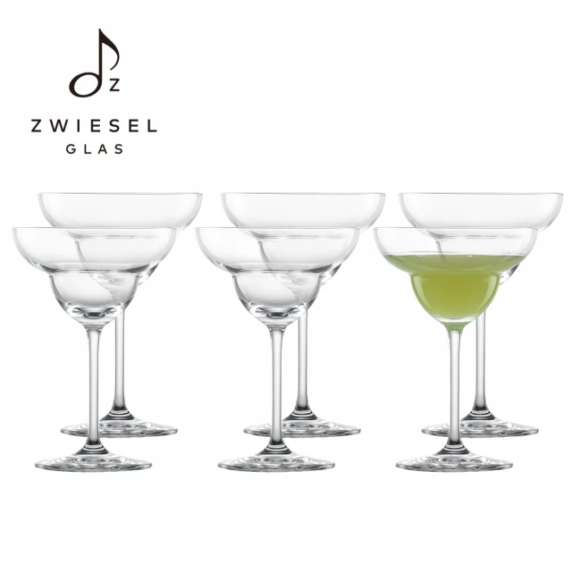 ZWIESEL GLAS 蔡司 Bar Special系列水晶杯 6入組(瑪格莉特杯/聞香杯/蝶狀氣泡調酒杯/紅酒杯/白酒杯)