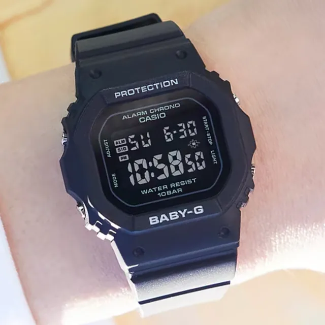 【CASIO 卡西歐】BABY-G 纖薄輕巧電子手錶 禮物 雙11(新版BGD-565U-1/舊版BGD-565-1)