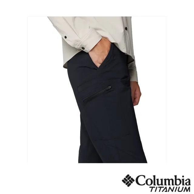 【Columbia 哥倫比亞】女款-超防曬UPF50防潑長褲-黑色(UAK56510BK/IF)