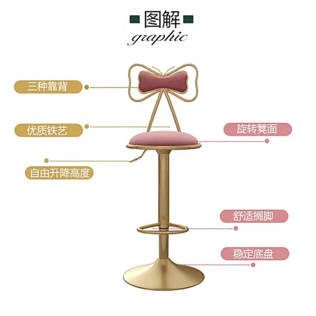 【LC】吧檯椅 旋轉吧檯椅 升降吧檯椅 高腳椅 高腳凳 椅子(60-80可升降 加大底盤設計 10-15個工作日預售)
