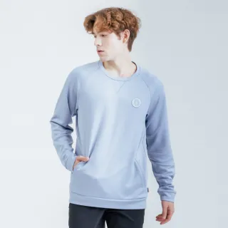 【Hilltop 山頂鳥】POLYGIENE抗菌吸濕快乾保暖刷毛彈性上衣 男款 藍｜PH51XML6ECE0