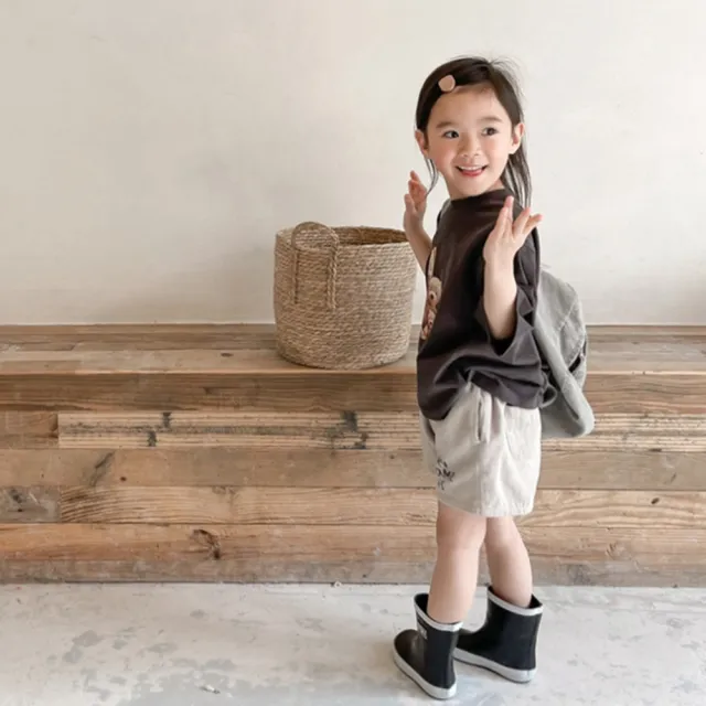 【橘魔法】我的名字休閒短褲(卡其褲 短褲 褲子 男童 女童 中性款 兒童 童裝)