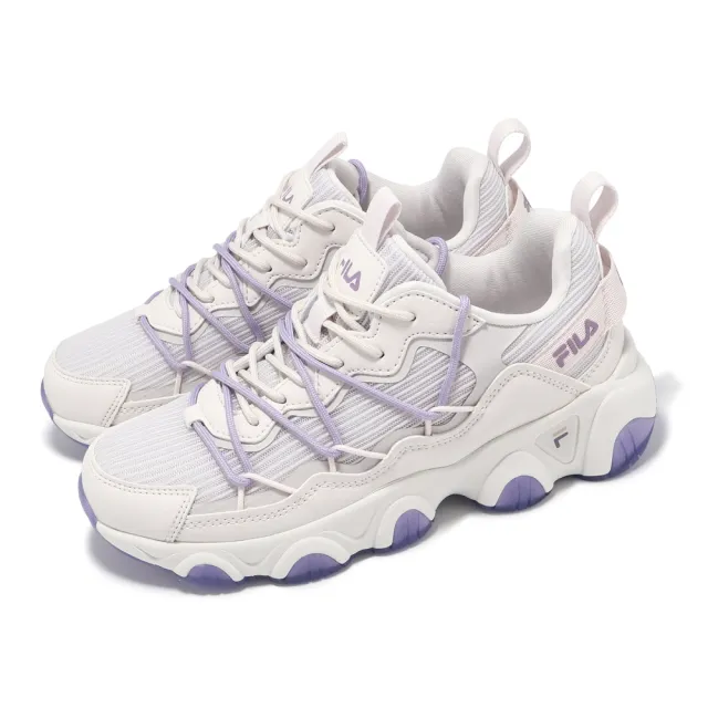 【FILA】休閒鞋 Tassel Geometry 女鞋 緩衝 厚底 老爹鞋 斐樂 單一價(5J318Y793)