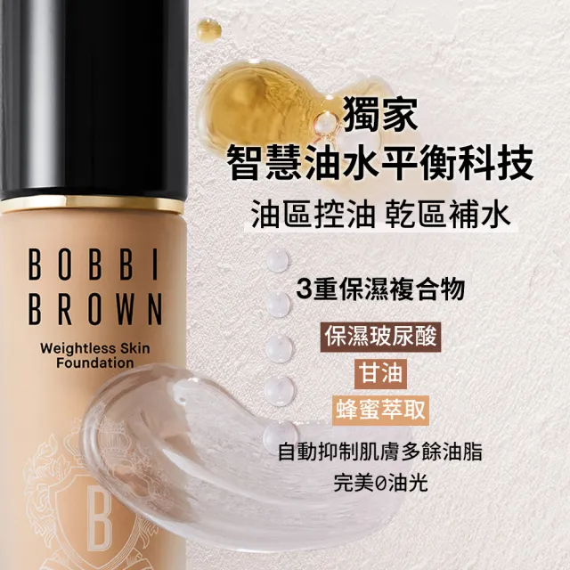 【Bobbi Brown 芭比波朗】霧光持久粉底液30ml(全新夏日持久底妝/柔霧光/SPF 15)