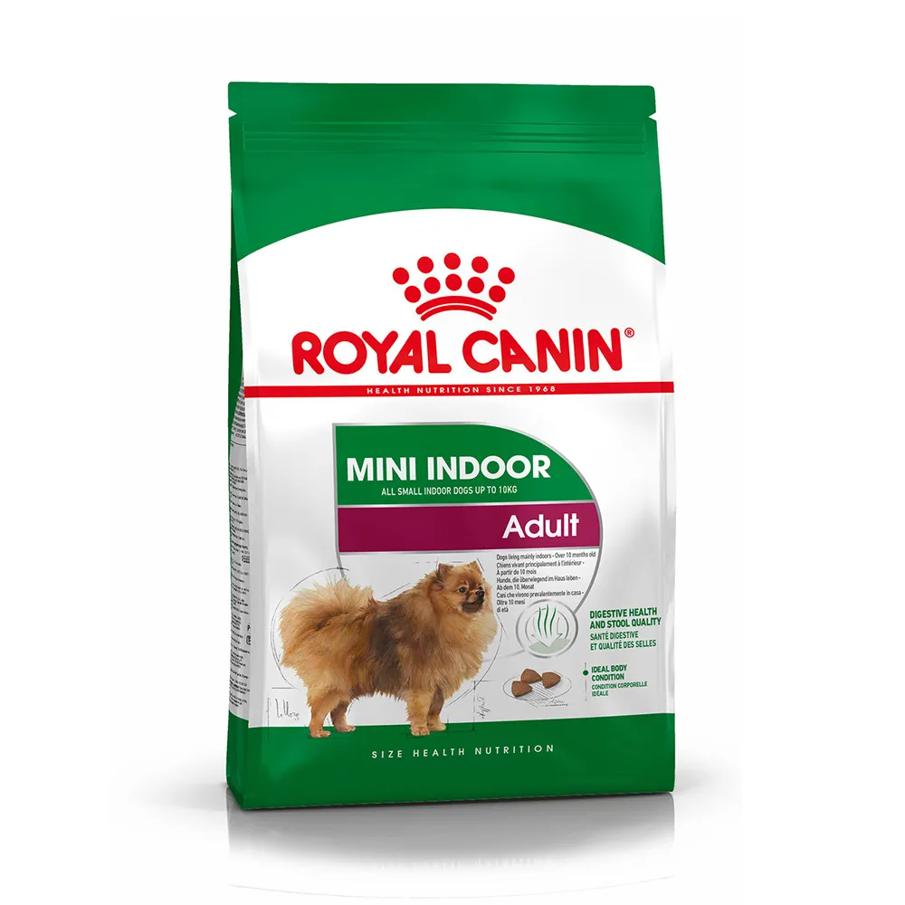 【ROYAL 法國皇家】小型室內成犬專用飼料 MNINA 1.5KG(小顆粒 狗乾糧 狗飼料)