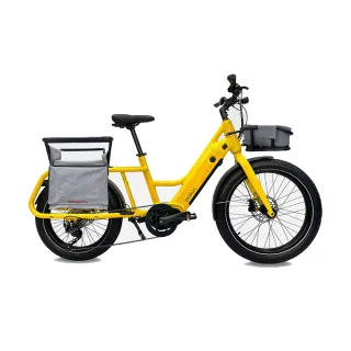 【DOSUN】eCARGO BIKE CG135太陽黃電動輔助自行車/腳踏車 前貨架+V型貨架(車麗屋)