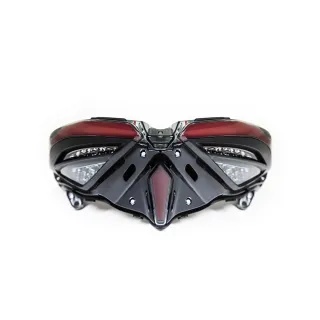 【KOSO】六代勁戰 風翼 LED 後燈 尾燈 後車燈(YAMAHA 6代勁戰 後燈組 / 方向燈：黃光 / 煞車燈：紅光)