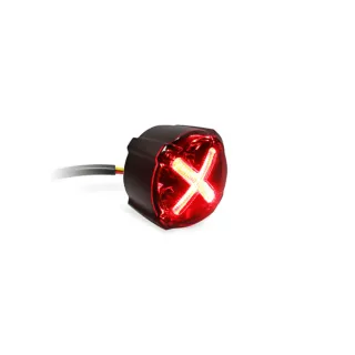 【KOSO】GT-02 LED 後燈 後車燈 尾燈(透明紅殼/無後蓋版/含固定架)