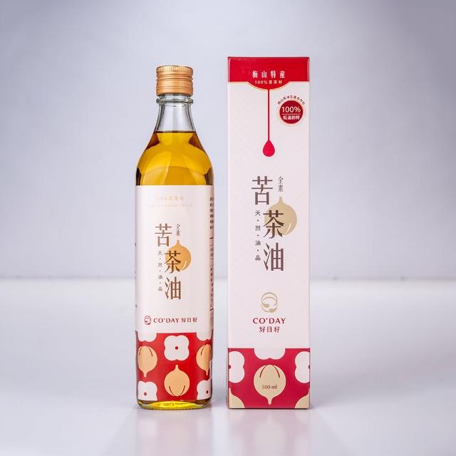 【梅山茶油合作社】梅山苦茶油500ml(可生飲/CODAY好日籽)