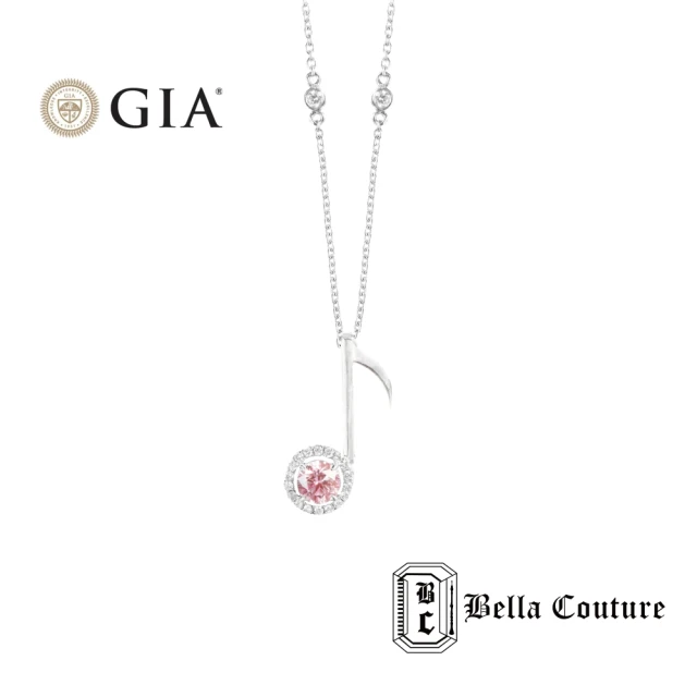 BELLA COUTURE JEWELRY 八分音符GIA粉鑽項鍊(GIA粉鑽項鍊)