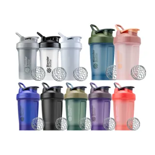 【Blender Bottle】新款經典〈Classic V2〉20oz｜592ml『美國官方』(BlenderBottle/運動水壺/乳清蛋白)