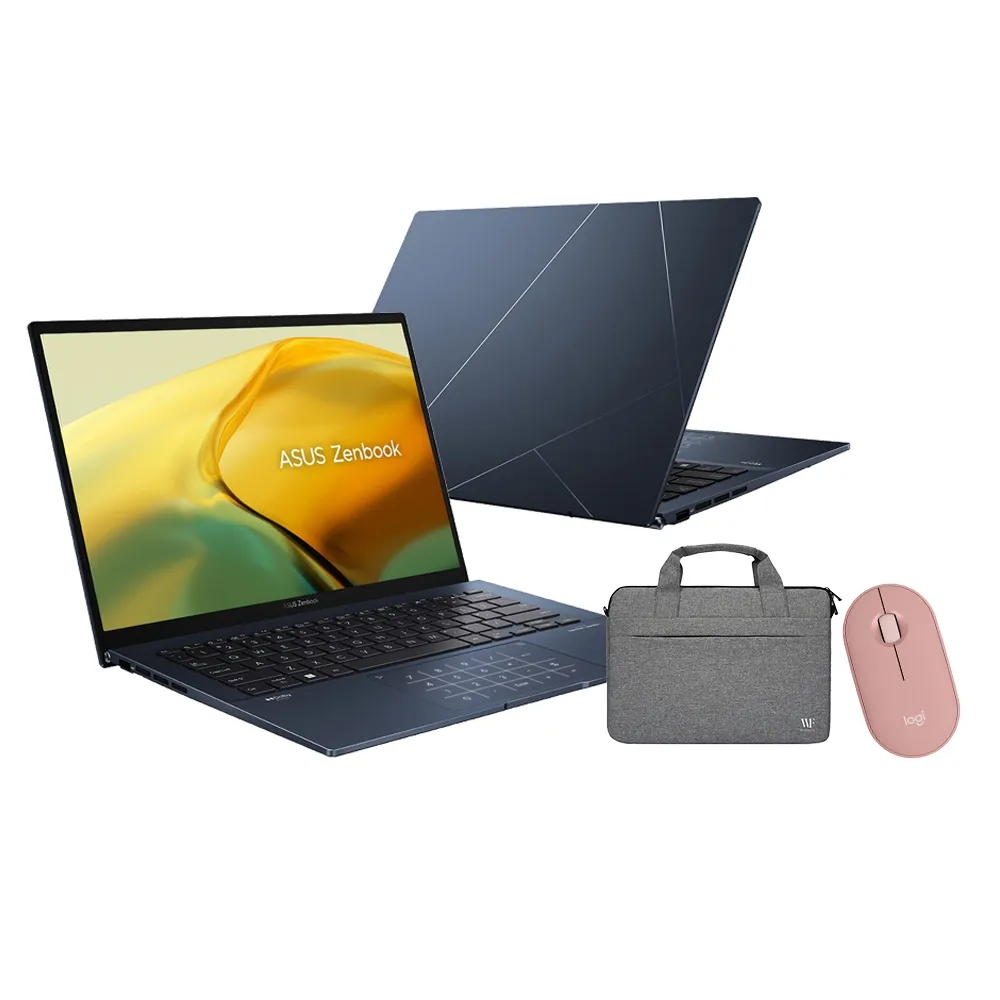 【ASUS】筆電包/滑鼠組★14吋i7輕薄筆電(ZenBook UX3402VA/i7-13700H/16G/512G SSD/W11/EVO/2.5K)