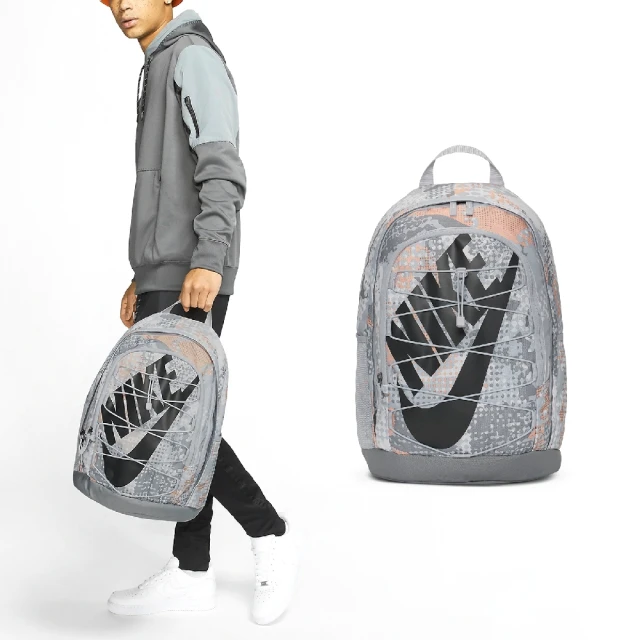 NIKE 耐吉 後背包 Hayward Backpack 灰 黑 15吋 抽繩 筆電包 運動包 背包(BA6550-042)