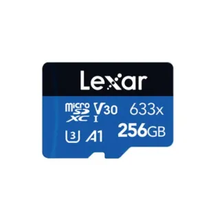 【Lexar 雷克沙】633x UHS-I A1 U3 256G microSD記憶卡(適用各種手機、攝影裝置)