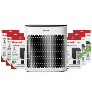 【美國Honeywell】六年份耗材組(內含濾網HRF-ARVP100 x6盒▼再送淨味清淨機HPA-5150WTWV1)