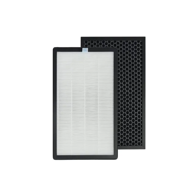 【PUREBURG】2入組-適用Gplus G-plus拓勤PRO-1000 PRO1000雙側進風空氣清淨機活性碳HEPA二合一濾網濾芯