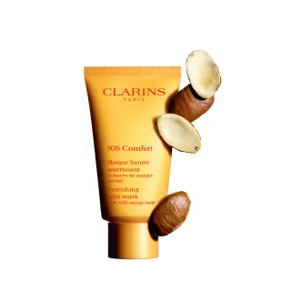 【CLARINS 克蘭詩】SOS 野芒果滋養面膜75ML(滋養面膜)