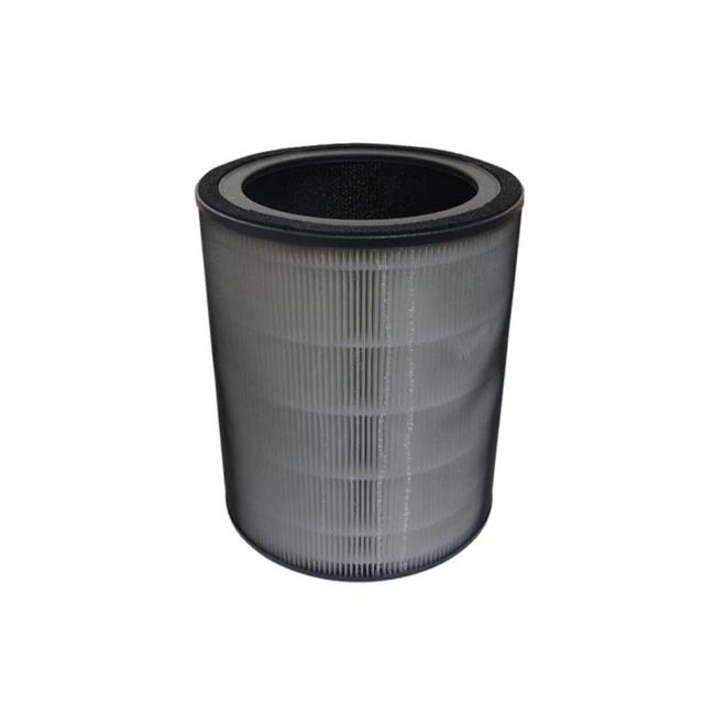 【PUREBURG】適用Winix T800 AT8U437-MWT一級能效21坪空氣清淨機專用濾網2合1圓桶型HEPA濾芯