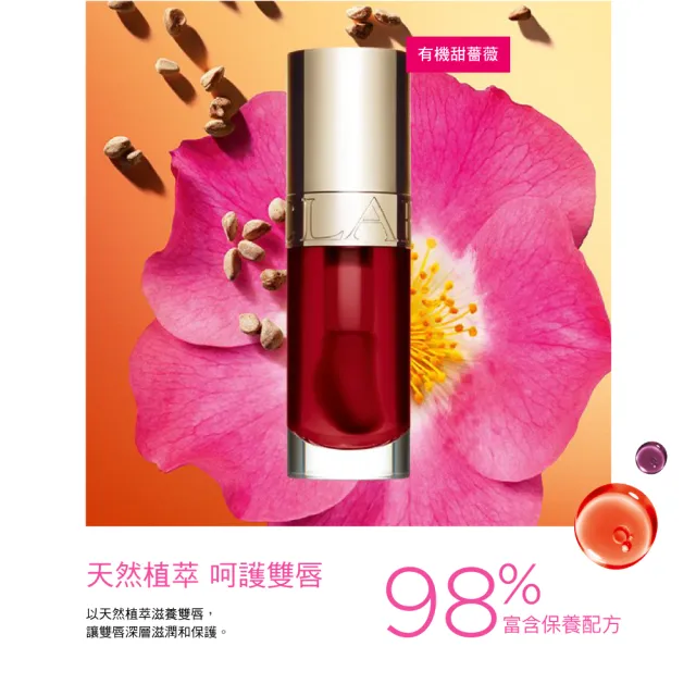 【CLARINS 克蘭詩】彈潤植萃美唇油7ml(唇油/唇蜜)